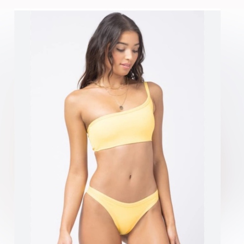 NWT L*space lemon drop bikini S/M